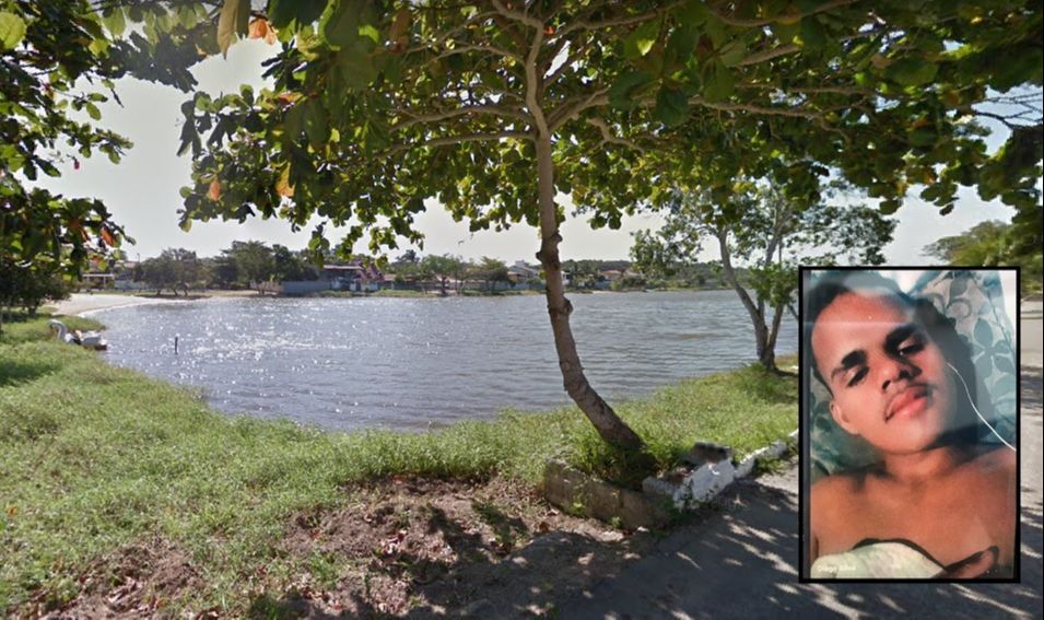 Diego Batista da Silva tinha costume de frequentar a lagoa com parentes e amigos. (Foto: Google Maps / Acervo pessoal)