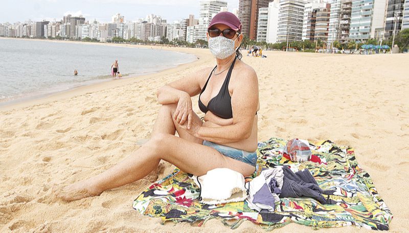 Aposentada Grecilene Panetto, 57 anos (Foto: Fábio Nunes / AT)