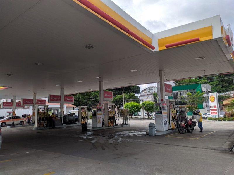 Posto de gasolina onde aconteceu a confusão. (Foto: Júlia Afonso)