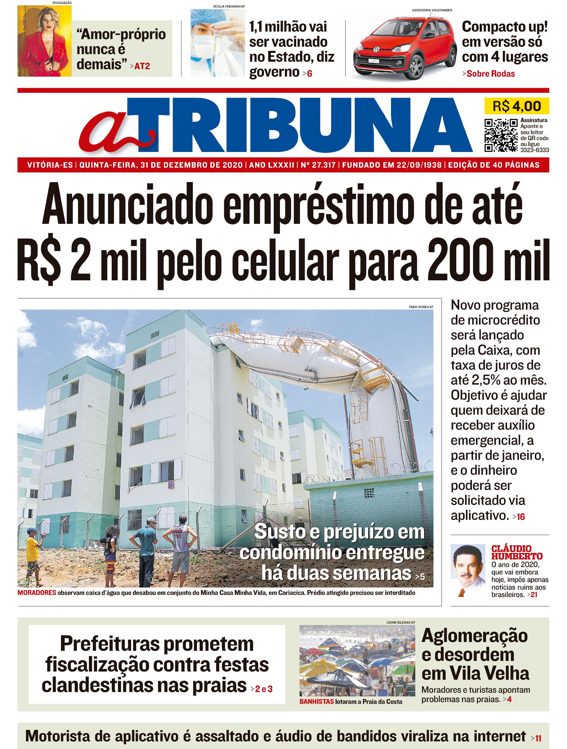 (Foto: Reprodução/ Jornal A Tribuna)