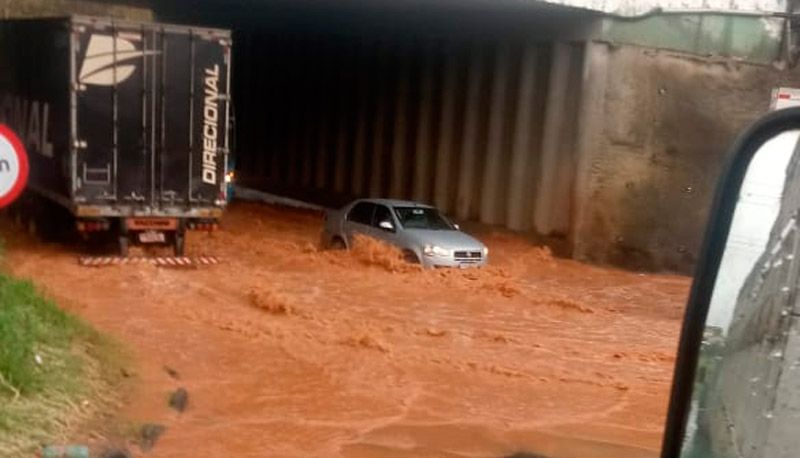 Chuva causa prejuízos no Sul do Estado (Foto: Divulgação)
