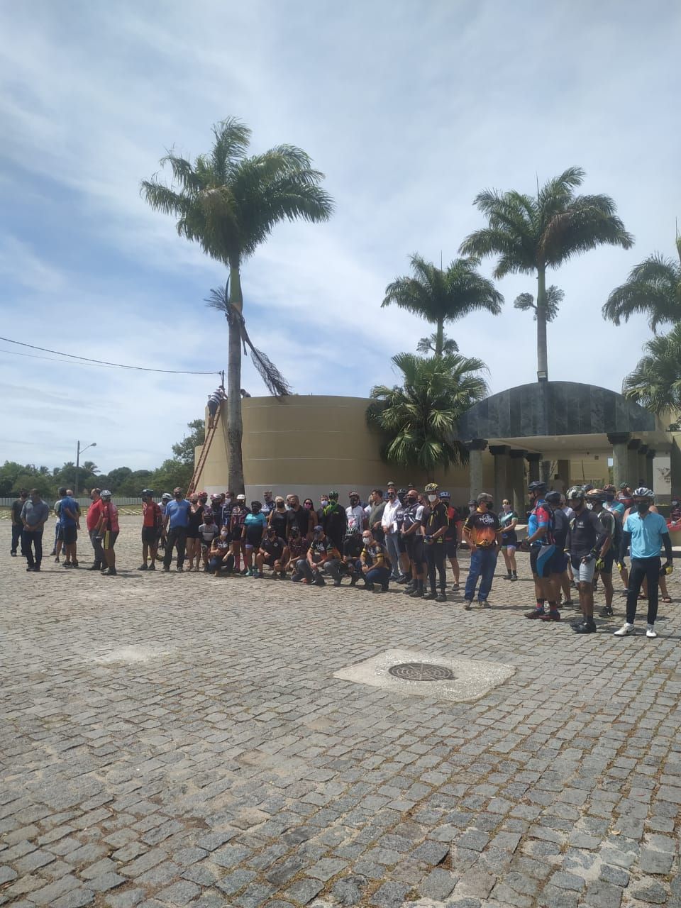 Pedro Paula era ciclista e foi homenageado pelos amigos de pedal (Foto: Kananda Natielly)
