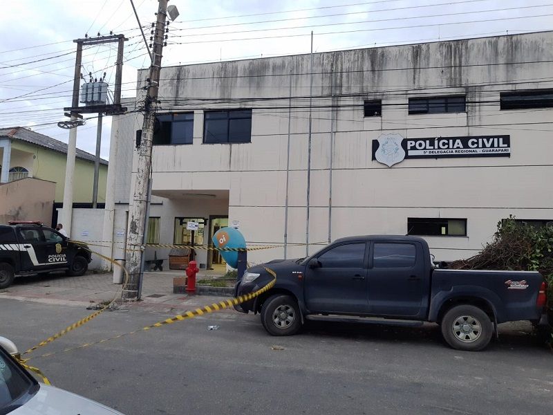 Delegacia de Guarapari (Foto: Roberta Bourguignon)