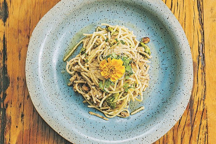 Espaguete com molho vegano (Foto: Divulgação/ Casa Graviola)
