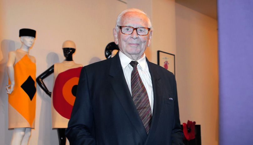 Estilista francês Pierre Cardin durante a inauguração do Museu Pierre Cardin, em Paris (Foto: Jacques Brinon / AE / Agência Estado)