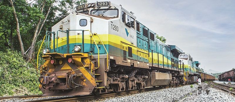 Locomotiva na Vitória a Minas: trem de passageiros vai ter 2 viagens diárias na alta temporada a partir de 2025. (Foto: Vitor Nogueira/ 14/02/2019)