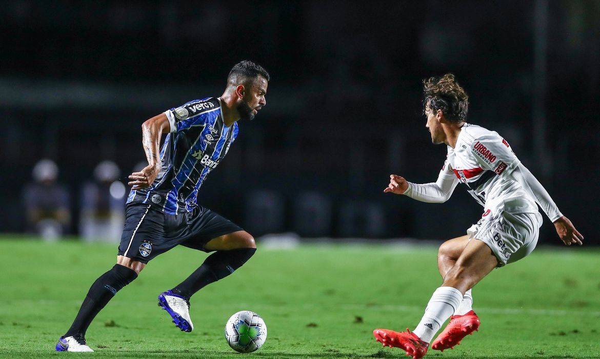 Grêmio e São Paulo se enfrentam na Copa do Brasil (Foto: Lucas Uebel/ Grêmio FBPA/ Divulgação)