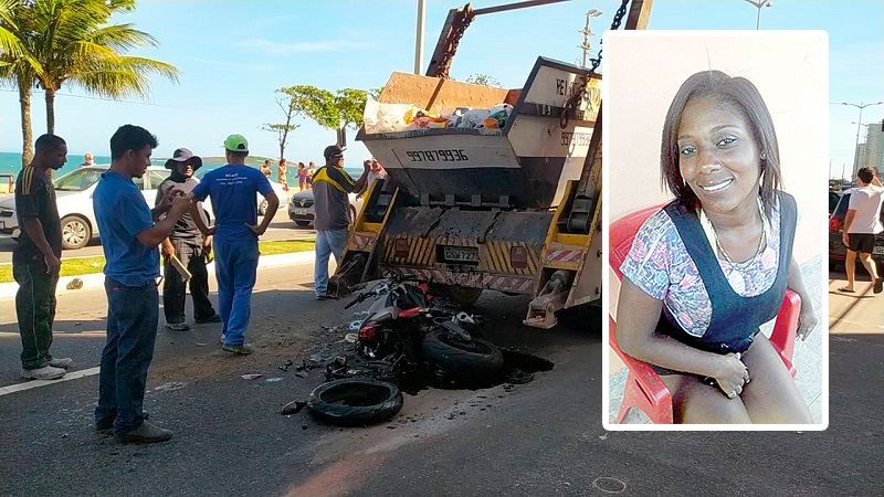Ingrid de Souza Neres (destaque), morreu em um acidente de moto na orla de Itaparica, em Vila Velha (Foto: A Tribuna / Acervo Pessoal)