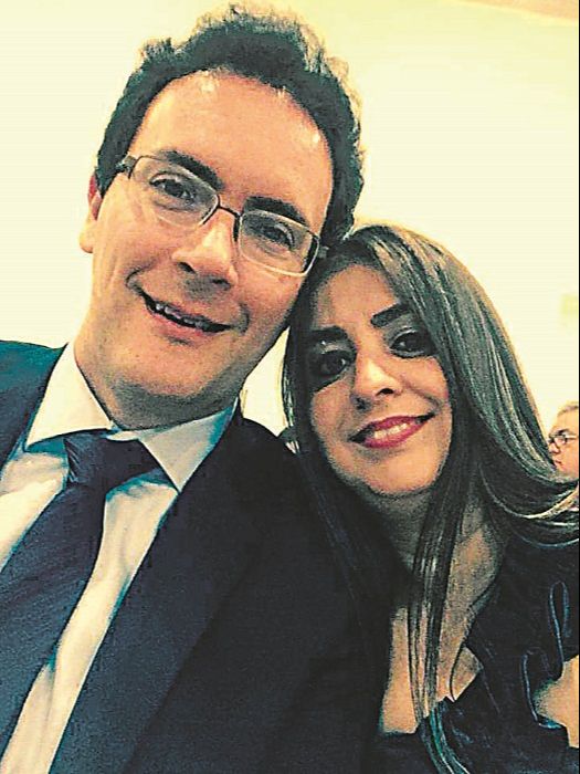 Marcos Mantelmacher e Giovana (Foto: Acervo de Família)