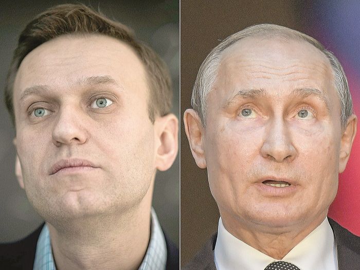 Navalny e Putin trocam acusações após envenenamento de opositor (Foto: Redes sociais)