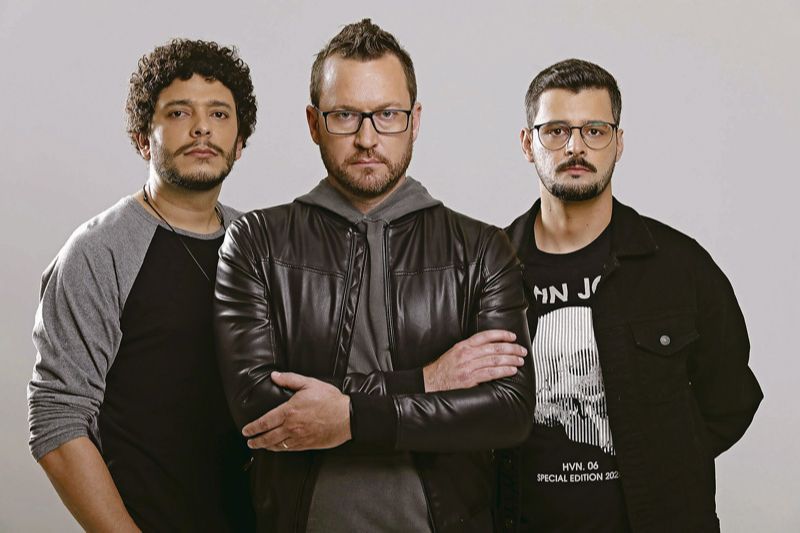 Anderson Marques, Rodson Rudio e Bruno Novelli querem que o rock nacional volte aos holofotes (Foto: Divulgação)