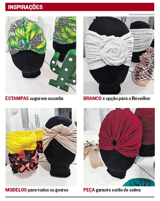 Turbantes: Inspirações (Foto: Reprodução/ A Tribuna)