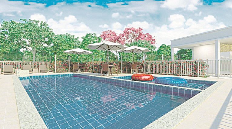Vila das Orquídeas: lazer com piscina adulto e infantil (Foto: Divulgação/MRV)