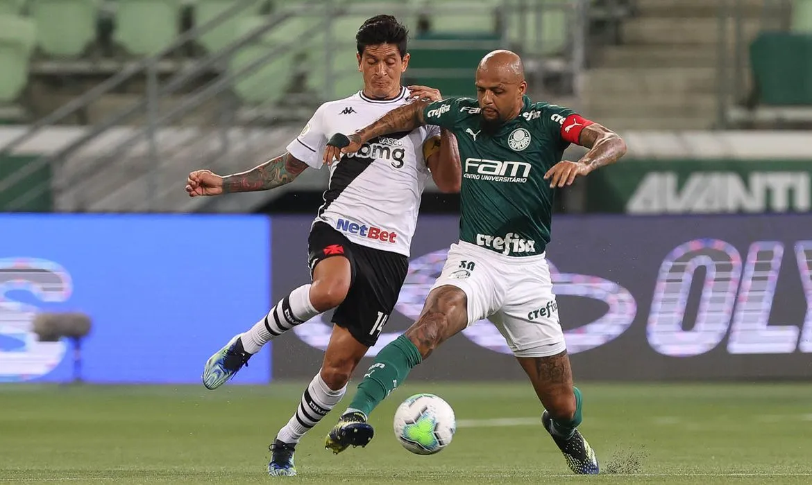 Imagem ilustrativa da imagem Palmeiras e Vasco ficam no empate no Allianz Parque
