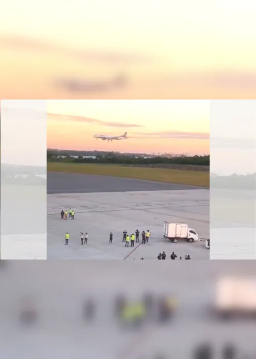 Imagem ilustrativa da imagem VÍDEO | Veja a chegada do avião com as primeiras vacinas contra Covid no Estado
