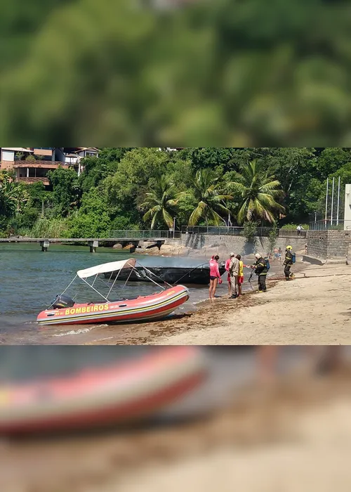 
          Imagem ilustrativa da imagem Incêndio em lancha na Praia do Canto
          
