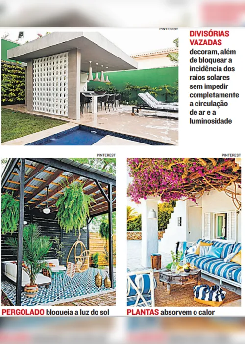 
          Imagem ilustrativa da imagem Pergolados e paredes vazadas contra o calor
          