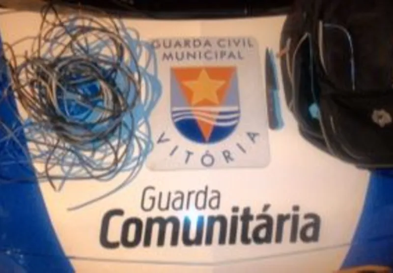 Guarda Municipal apreendeu fios de cobre com os imigrantes