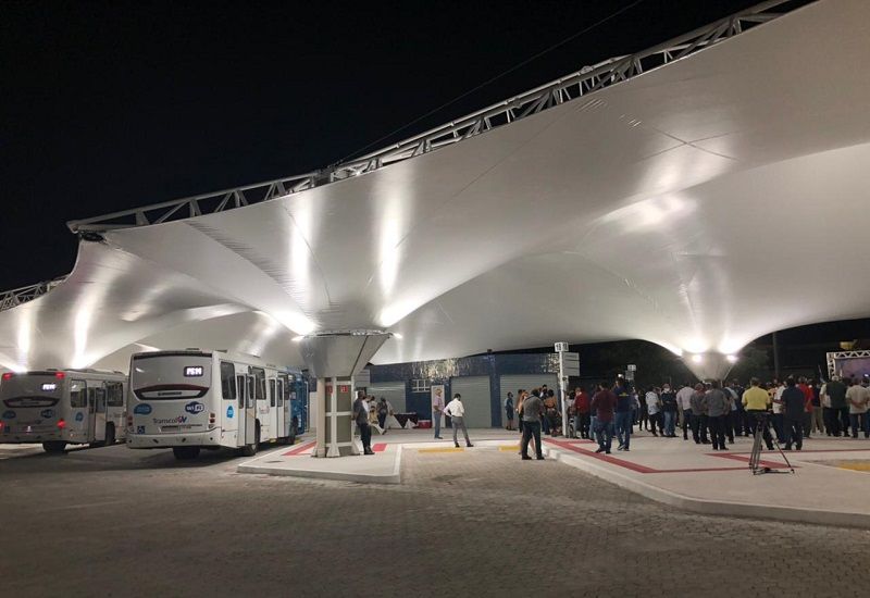 O novo Terminal de Itaparica, em Vila Velha (Foto: Ana Carolina Favalessa)