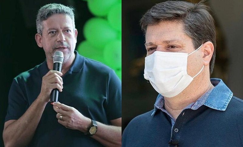 Arthur Lira e Baleia Rossi (disputam a presidência da Câmara de Deputados. (Foto: Divulgação)