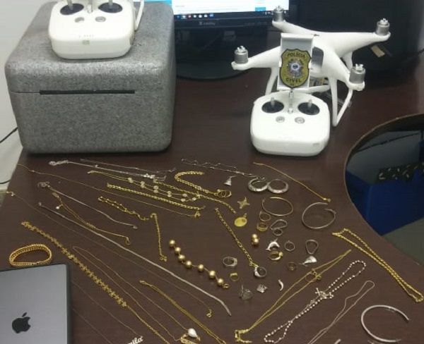 O material, avaliado em R$ 40 mil, foi furtado por dois suspeitos na madrugada do último domingo (03) (Foto: Divulgação/ Polícia Civil)