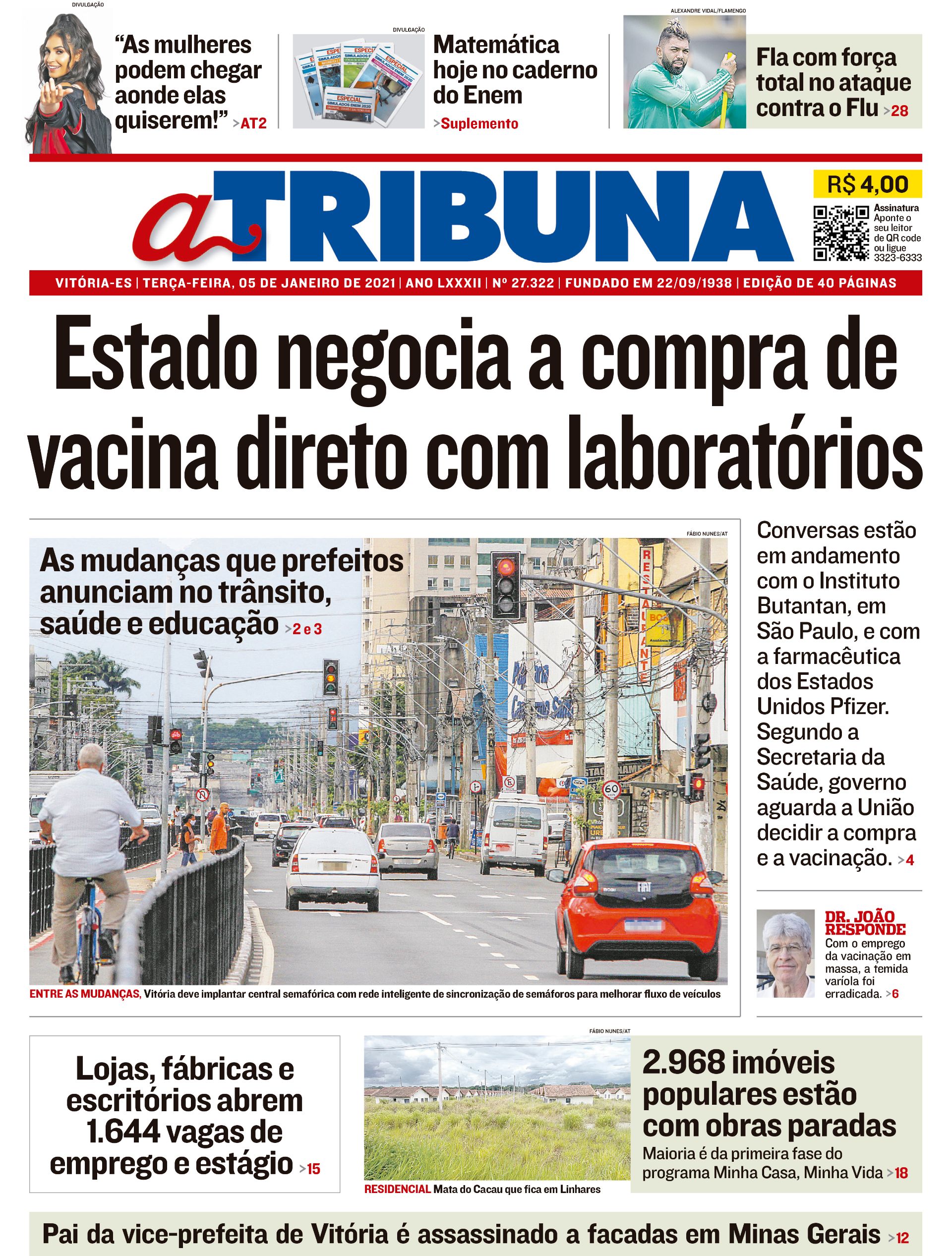 (Foto: Reprodução/ Jornal A Tribuna)