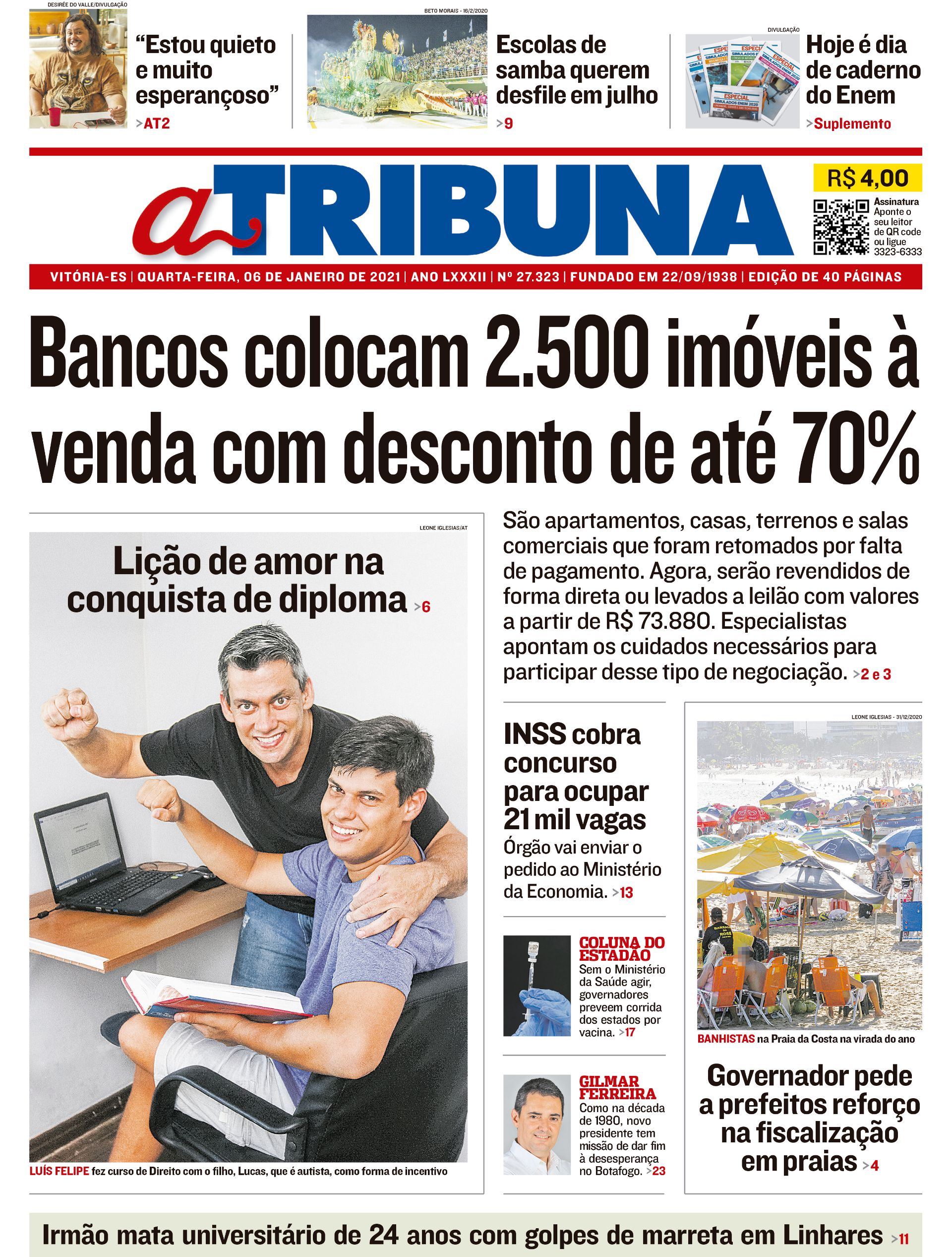 (Foto: Reprodução/ Jornal A Tribuna)