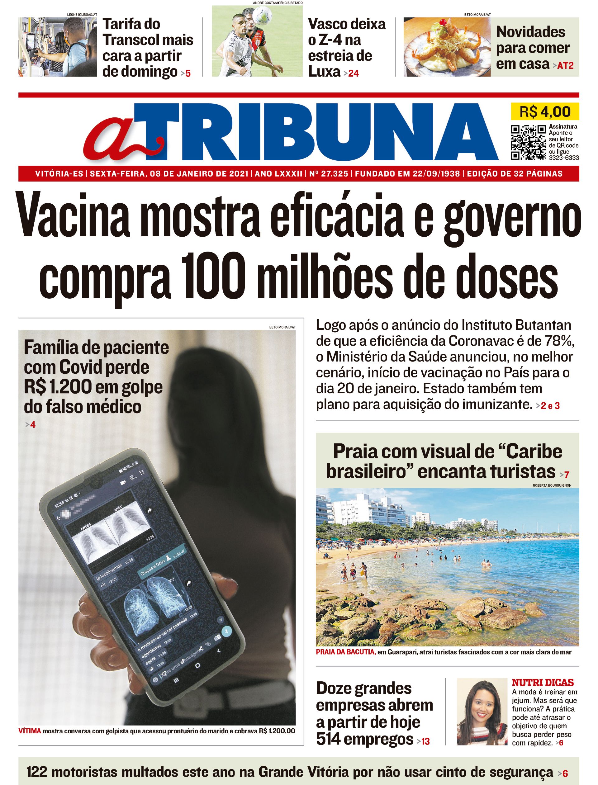 (Foto: Reprodução/ Jornal A Tribuna)