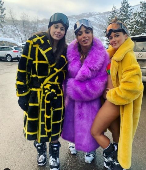 Nathália, Anitta e Marcela em Aspen (Foto: Reprodução/ Instagram)