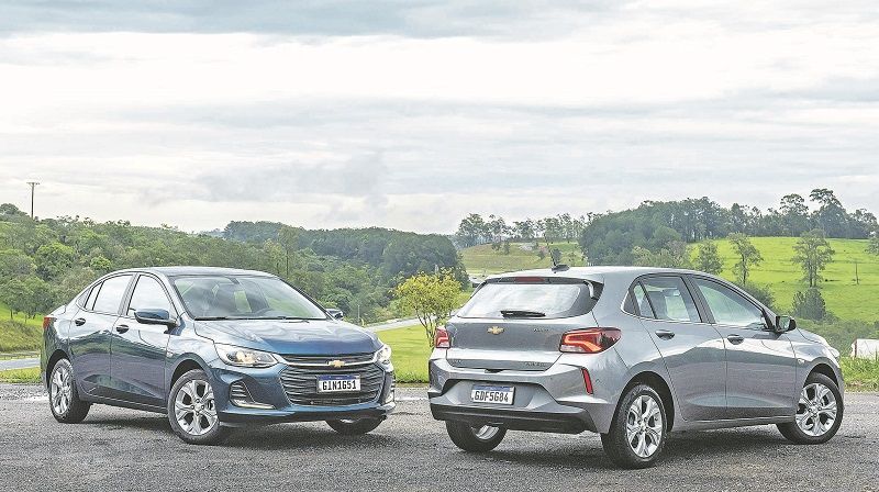 Mais vendido no País, o Onix registrou 135.351 unidades emplacadas, enquanto a versão sedã ficou em terceiro lugar com 83.392, cerca de 3 mil menos que o vice-campeão HB20 (Foto: Assessoria General Motors)
