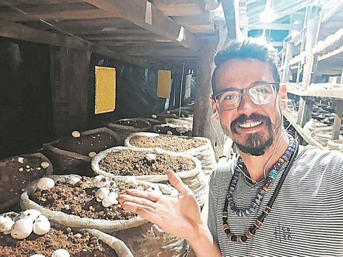 Marcos Henrique Pereira de Almeida, 38, fungicultor (Foto: Acervo Pessoal)