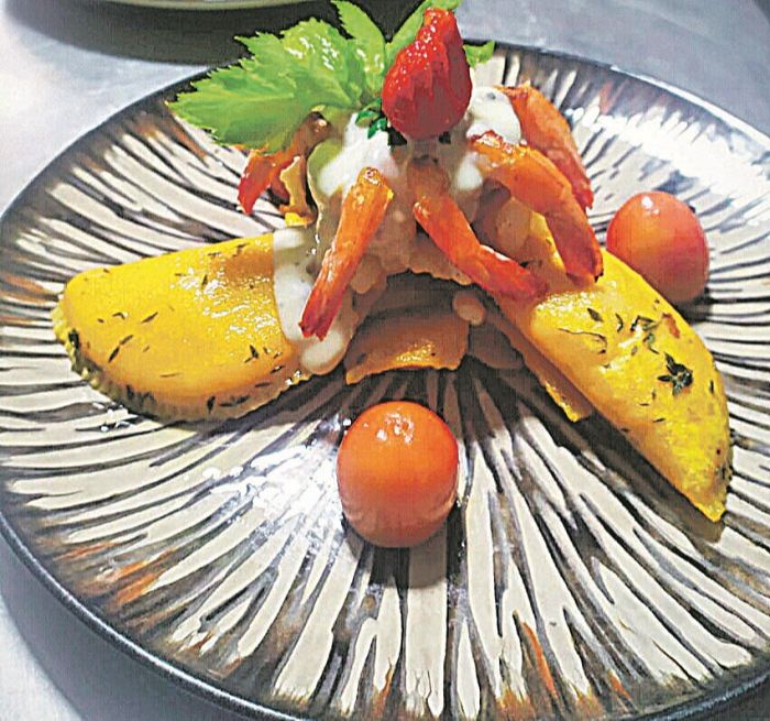 Coroa de camarão (Foto: Divulgação/Salsa Pizza e Choperia)