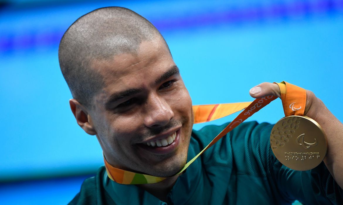 Daniel Dias, atleta paralímpico (Foto: Fernando Frazão / Agência Brasil)