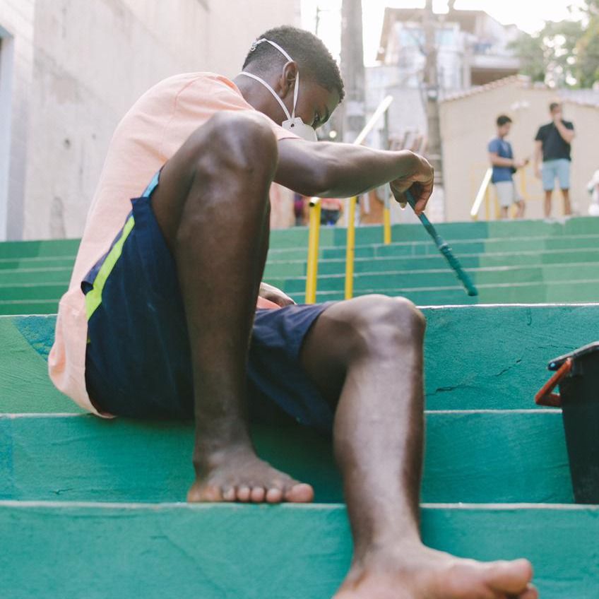 O projeto, que foi uma iniciativa de resgate da memória da comunidade, contou com a participação de vários moradores do bairro (Foto: @ble.balance)