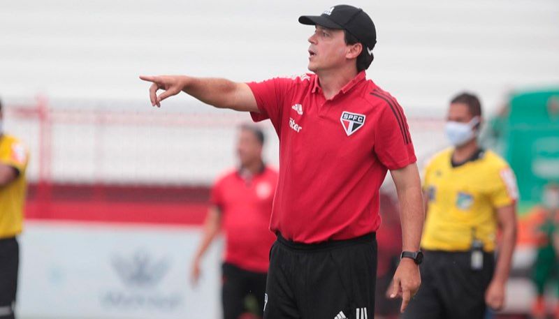 Fernando Diniz, treinador do São Paulo (Foto: Rubens Chiri / saopaulofc.net)