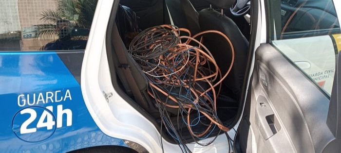A ocorrência foi repassada pelo CIODES e confirmada com imagens do videomonitoramento (Foto: Divulgação/Guarda Municipal de Vitória)