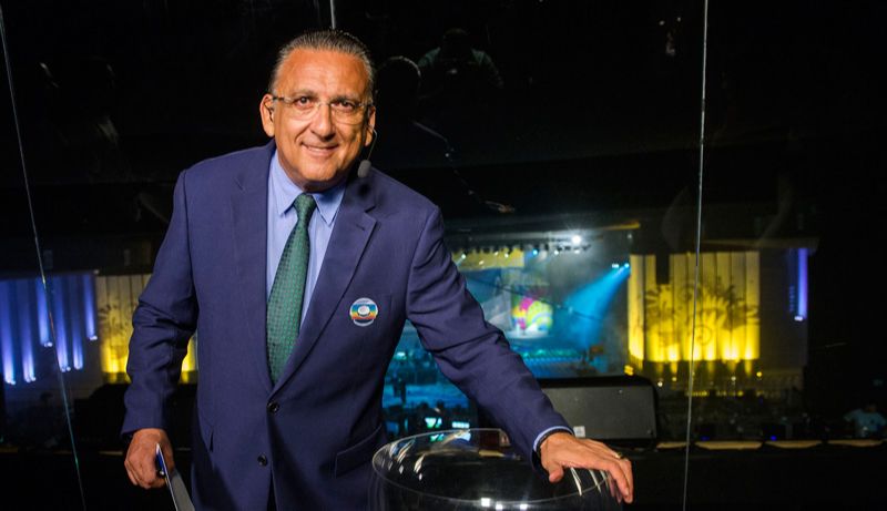 Galvão Bueno,70, continua afastado das transmissões da Globo (Foto: João Miguel Jr. / Divulgação TV Globo)