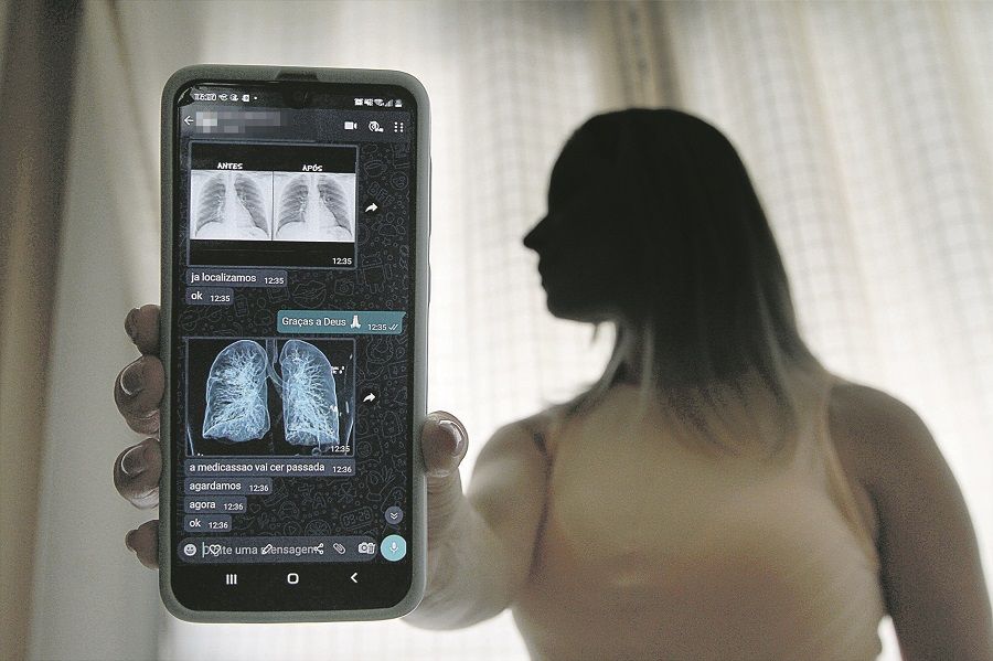 Vítima recebeu ligação de golpista fingindo ser médico que atendia o marido (Foto: Beto Morais/AT)