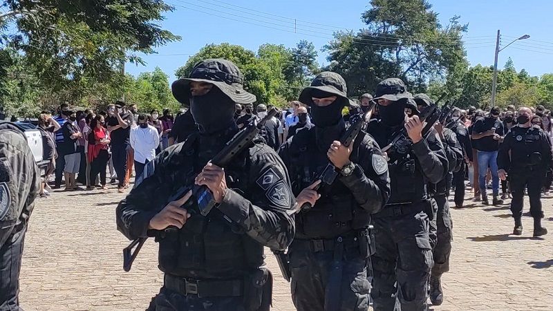 Homenagem da Polícia Penal à Rodrigo Figueiredo da Rosa (Foto: Divulgação/Whatsapp)