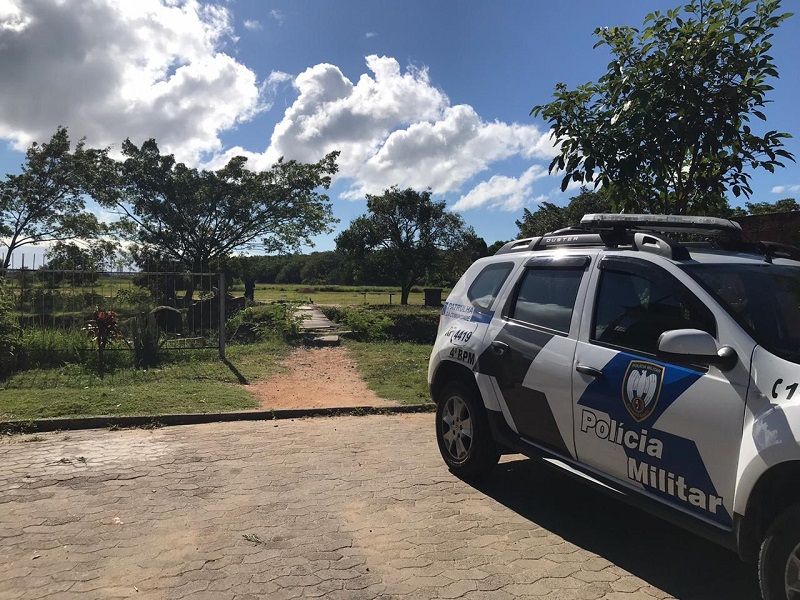 Local onde o corpo do jovem foi encontrado em Jardim Marilândia, Vila Velha. (Foto: Jaciele Simoura)