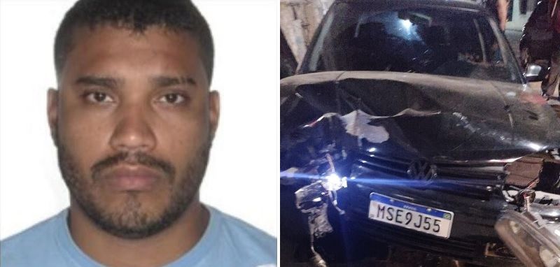 Patrick Moreira Viana tinha 33 anos. Ele chegou a dirigir depois de ser baleado e bateu com o carro. (Foto: Redes sociais)