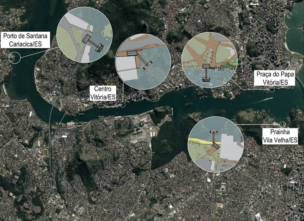 Localização dos aquaviários do Estado (Foto: Divulgação / Governo do Estado)
