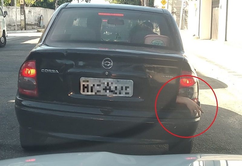 A vítima foi agredida e mantida refém por suspeitos (Foto: Acervo Pessoal)