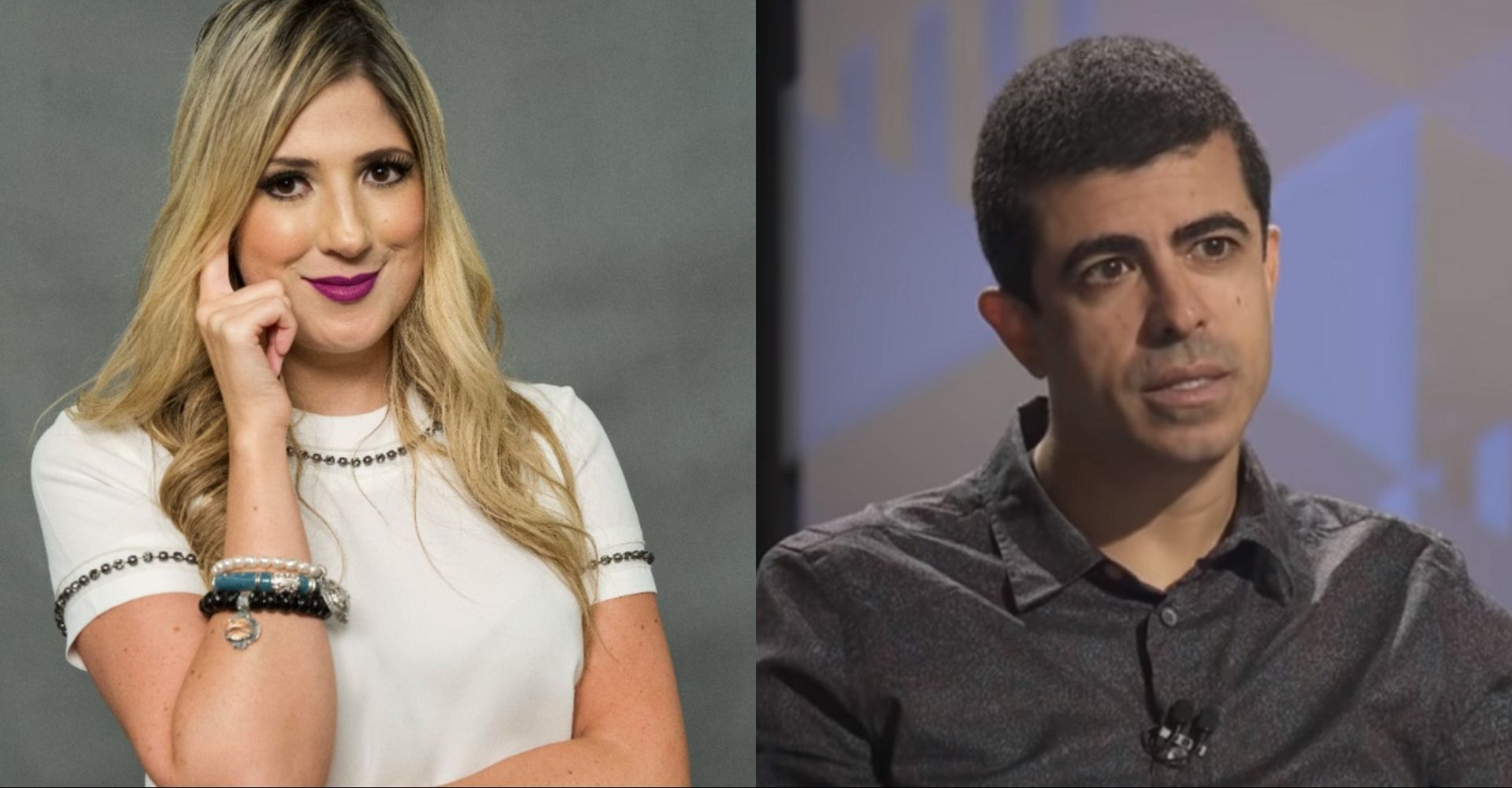 Marcius Melhem e Dani Calabresa (Foto: Reprodução / TV Globo e Reprodução / Instagram)