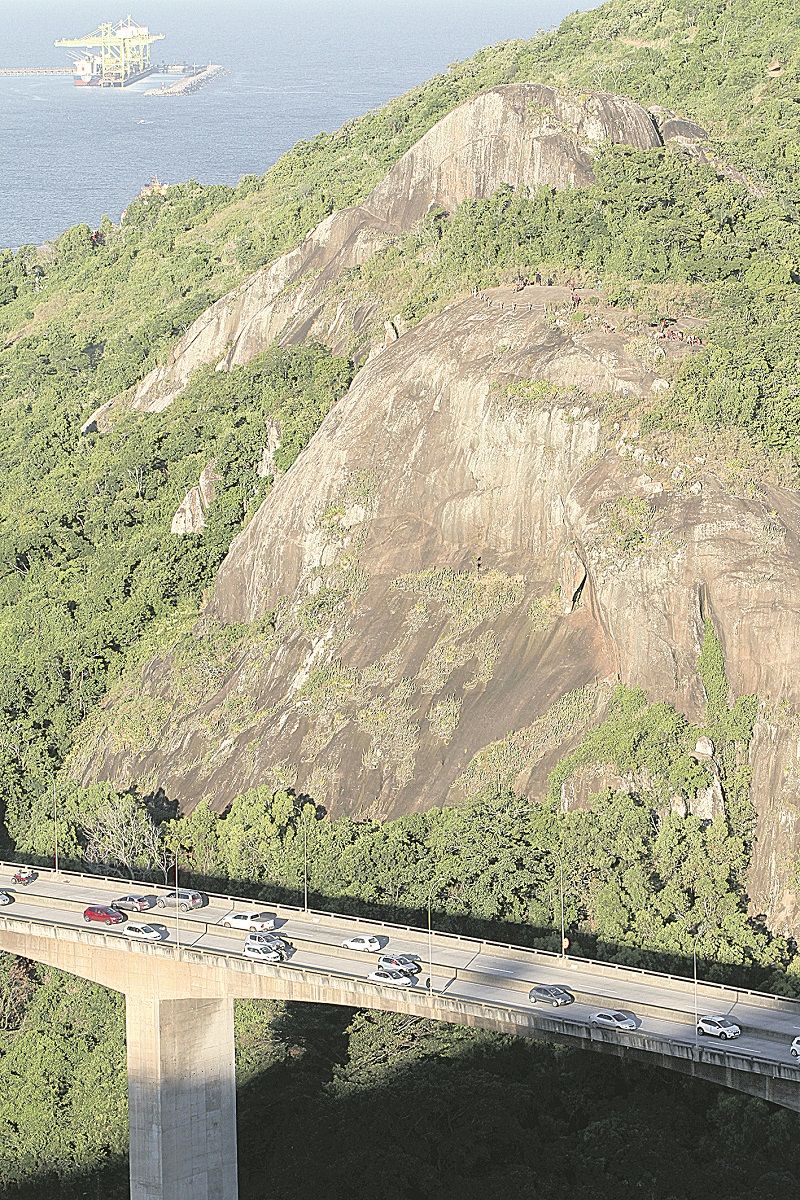 Morro do Moreno, em Vila Velha: turismo (Foto: Beto Morais - 20/01/2021)