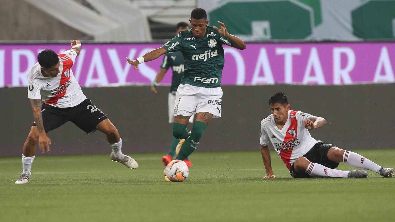 O Palmeiras perdeu o jogo, mas conseguiu a classificação para a final (Foto: Cesar Greco/ Palmeiras/ Divulgação)