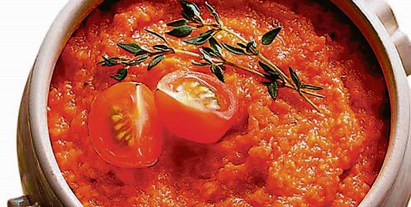 Patê de tomate é uma boa pedida para entrada (Foto: Divulgação)