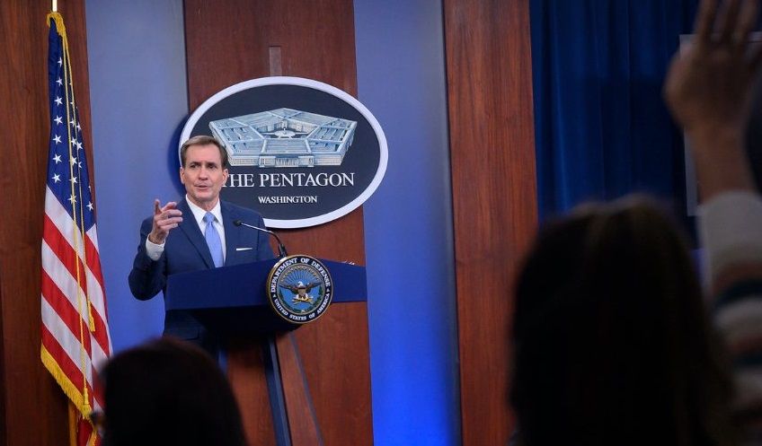 Porta-voz chefe do Pentágono, John Kirby (Foto: Reprodução/Twitter @PentagonPresSec)
