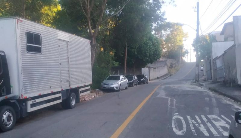 Região onde aconteceu a explosão em Vitória (Foto: A Tribuna)
