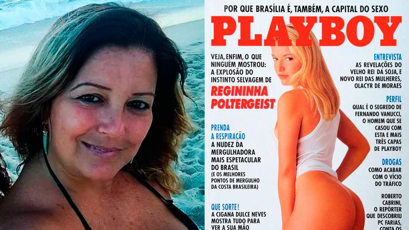 Regininha - Revista Playboy Brasil suas capas e musas